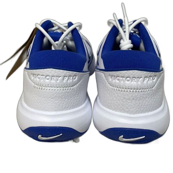 Men Size 7.5 Nike Victory Pro 3 Golf Cleats Shoes White Royal Blue DV6800-140 main image 9